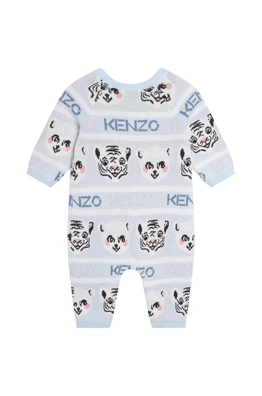 Kenzo Kids Βρεφική βαμβακερή ρόμπα K98083.71.80 μπλε AW22