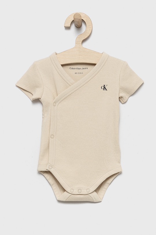 Calvin Klein Jeans gyerek body bézs IN0IN00012.9BYY