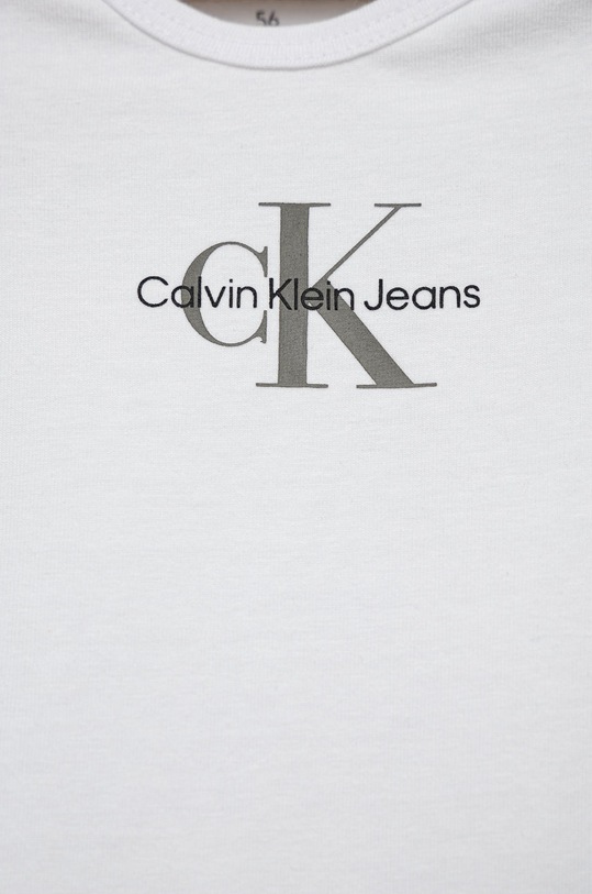Chłopiec Calvin Klein Jeans body niemowlęce IN0IN00014.9BYY IN0IN00014.9BYY biały