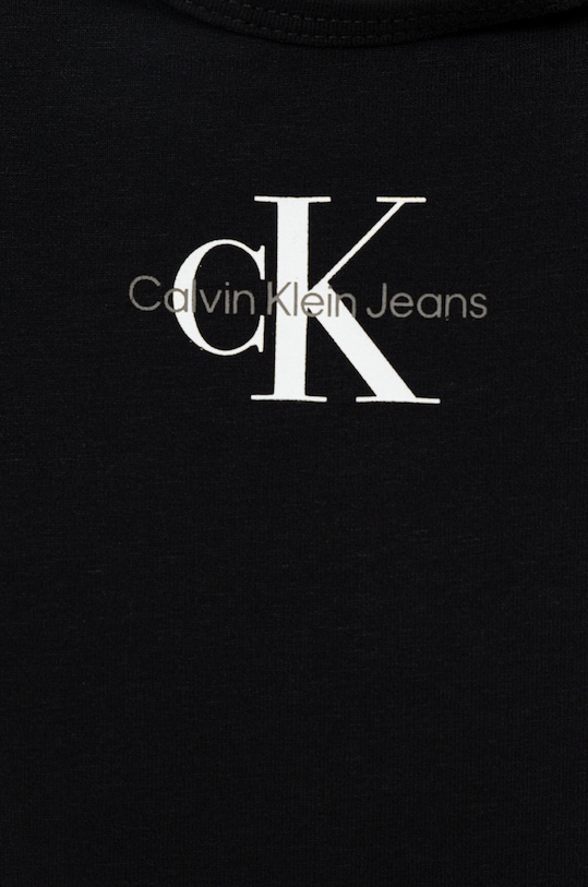 Chłopiec Calvin Klein Jeans body niemowlęce IN0IN00014.9BYY IN0IN00014.9BYY czarny