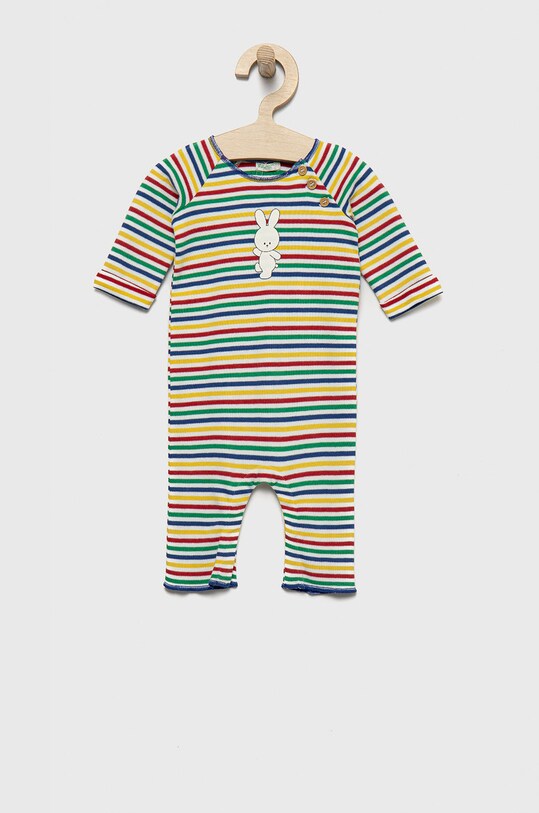 United Colors of Benetton pajacyk niemowlęcy bawełniany 3UABAT005.W czerwony AW22