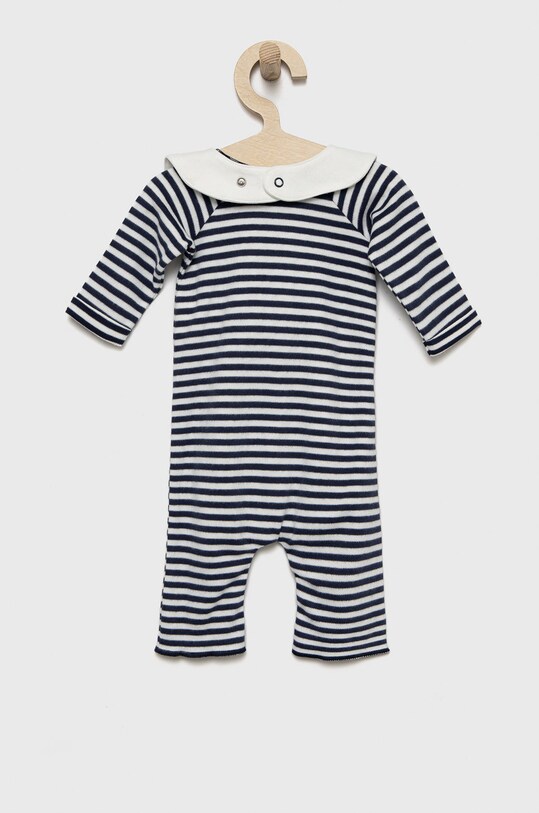 United Colors of Benetton Salopeta din bumbac pentru bebelusi 3UABAT005.W albastru AW22