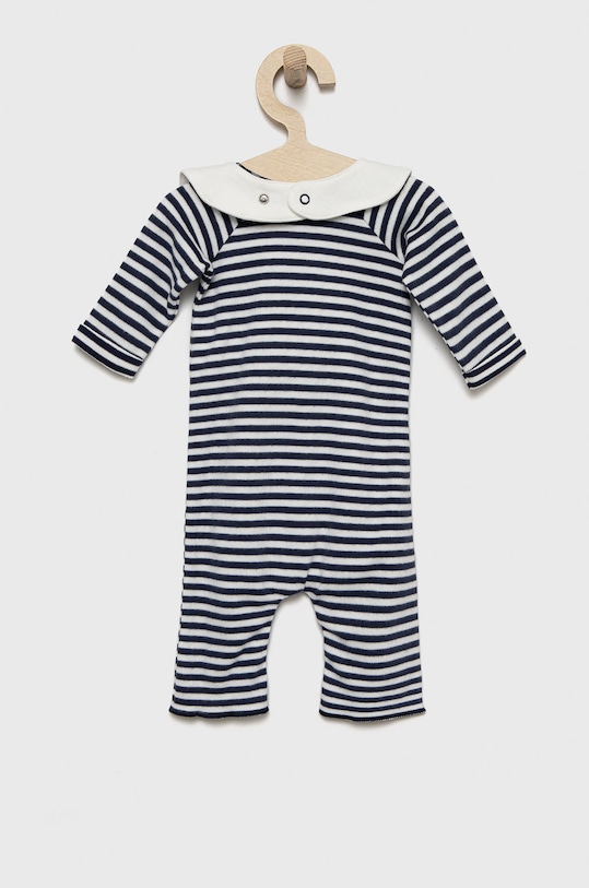 United Colors of Benetton Dětský bavlněný overal 3UABAT005.W modrá AW22