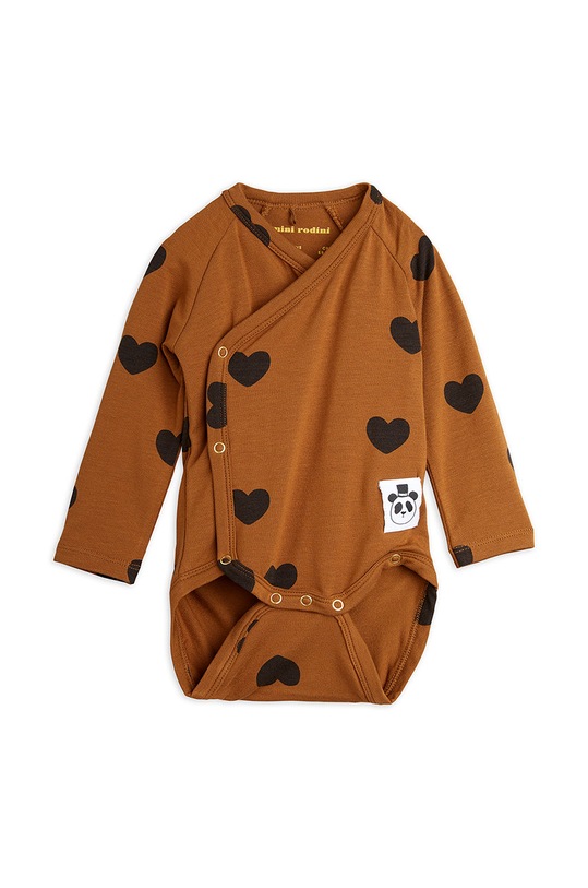 Mini Rodini Body bebe maro 1000007416