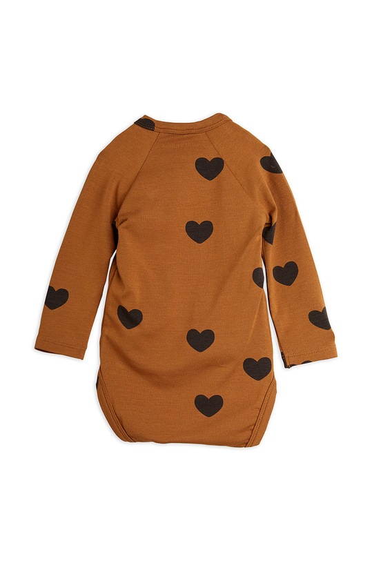 Mini Rodini Body bebe 1000007416 maro AW22