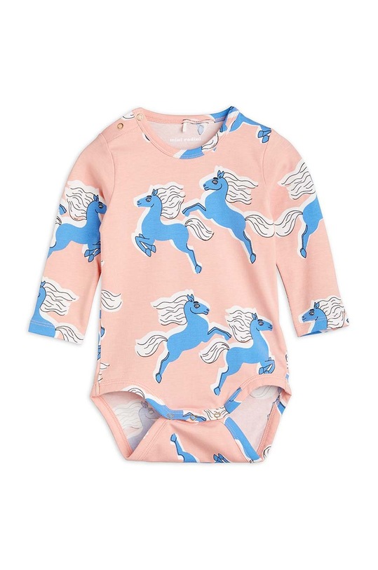 Mini Rodini body niemowlęce Horses różowy 2274010828