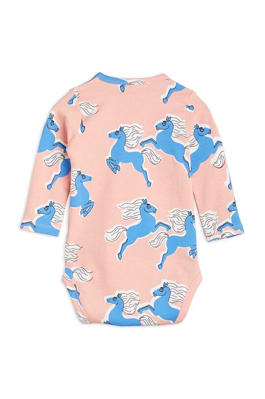 Mini Rodini body za dojenčka Horses 2274010828 roza AW22