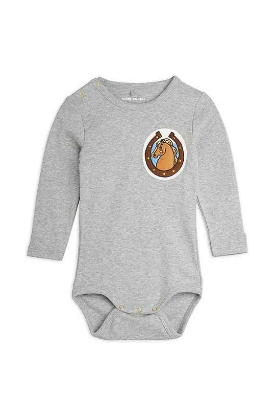 Mini Rodini body niemowlęce szary 2274011794