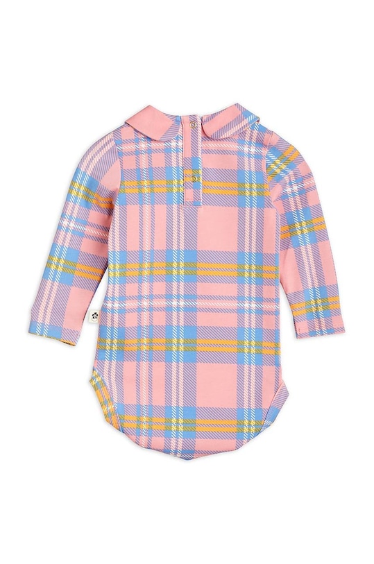 Mini Rodini body niemowlęce Check 2274012428 różowy AW22