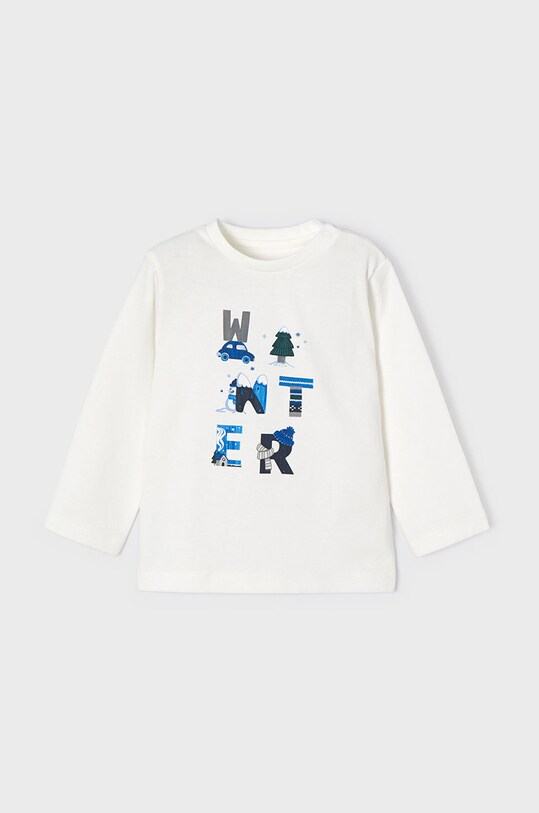 Mayoral longsleeve din bumbac pentru copii (2-pack) 2002.3A.BABY bleumarin AW22