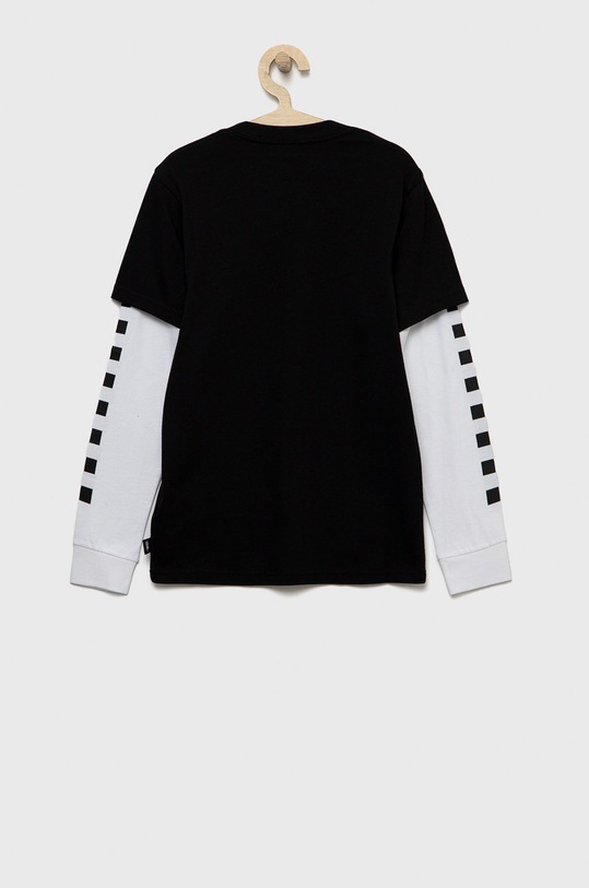 Vans longsleeve bawełniany dziecięcy VN0A49OYBKA1 czarny AW22