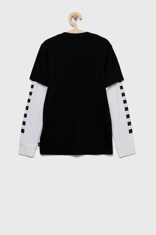 Vans longsleeve bawełniany dziecięcy VN0A49OYBKA1 czarny AW22