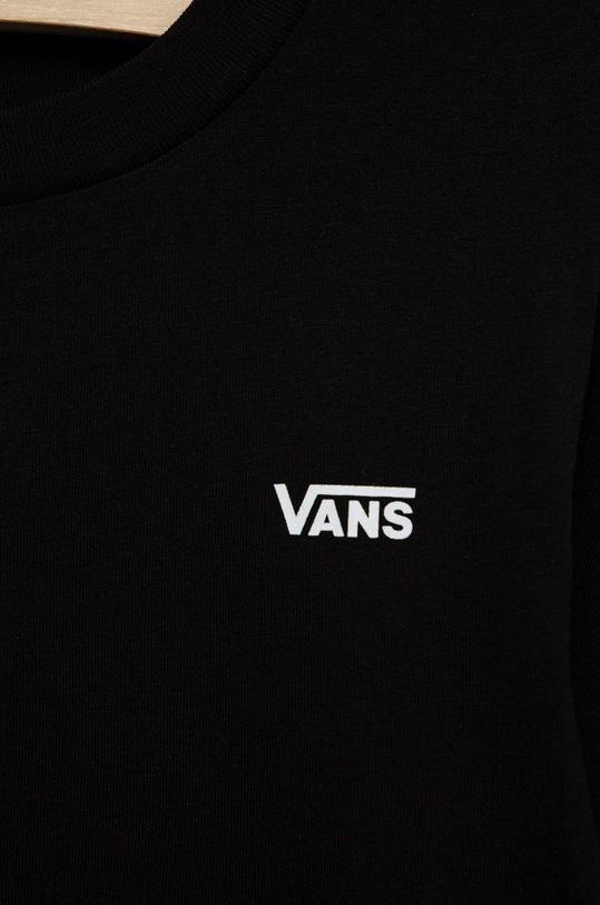 Chłopiec Vans longsleeve bawełniany dziecięcy VN0A49OYBKA1 czarny