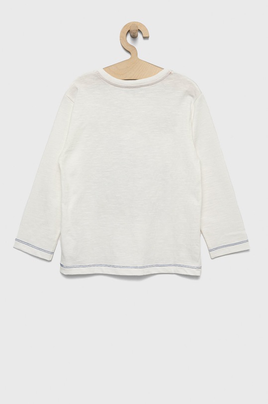 United Colors of Benetton longsleeve bawełniany dziecięcy 3F93G103Z.P biały AW22