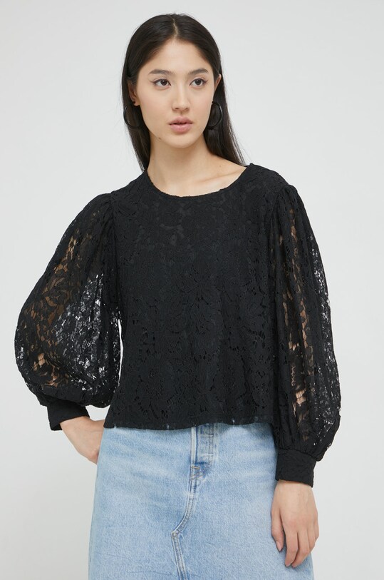 Only bluzka regular czarny 15267945.Black