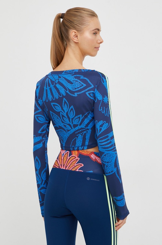 Odzież adidas longsleeve treningowy x FARM Rio HI5216 niebieski
