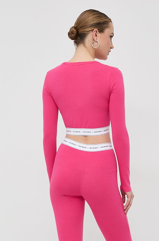 Odzież Guess longsleeve CARRIE O2BM10.KBBU1 różowy
