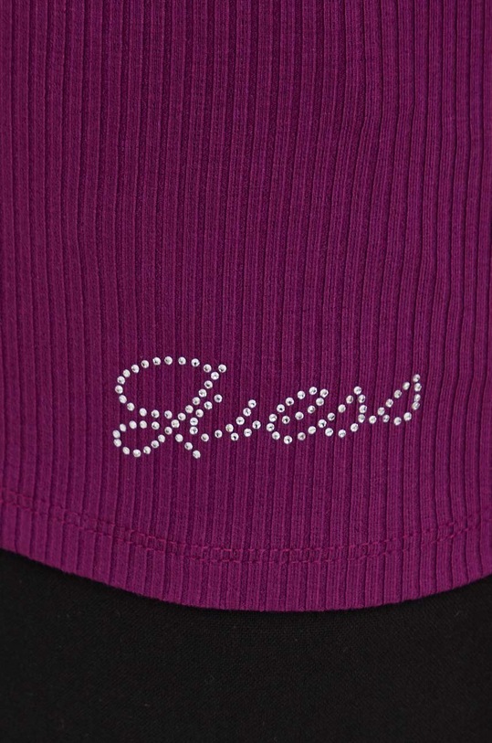Блуза с дълги ръкави Guess KARLEE W2YP46.KBCO2 виолетов