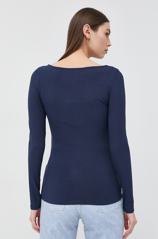 Oblačila Majica z dolgimi rokavi Guess W2YP46.KBCO2 mornarsko modra