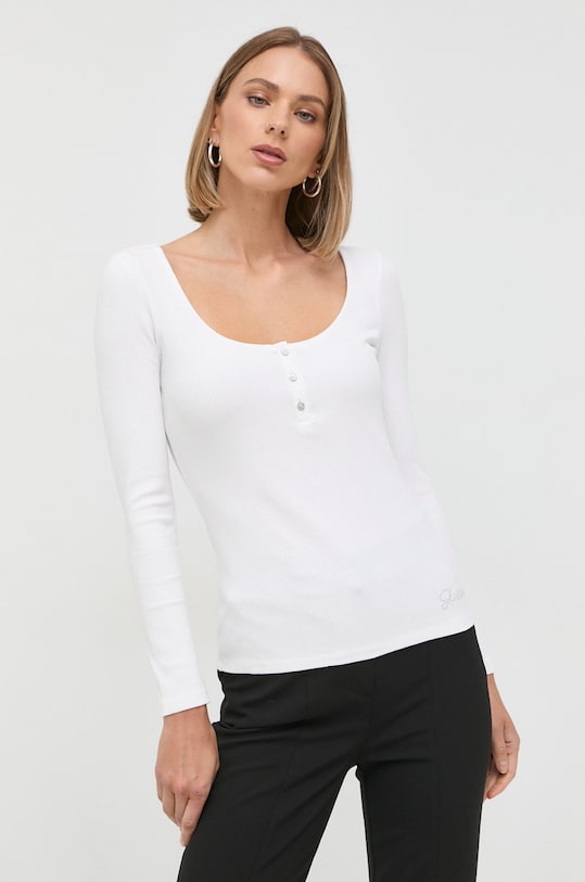 Лонгслив Guess slim белый W2YP46.KBCO2