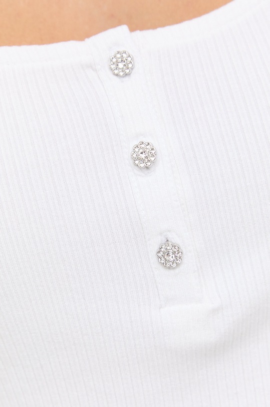 Tričko s dlhým rukávom Guess KARLEE W2YP46.KBCO2 biela