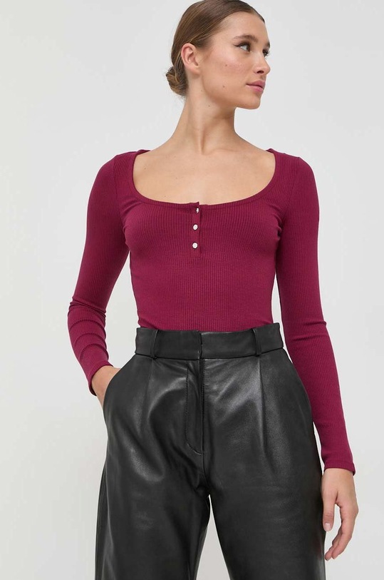 Guess longsleeve burgundia W2YP46.KBCO2
