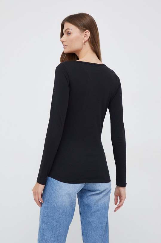 Odzież Pepe Jeans longsleeve bawełniany PL505306.999 czarny