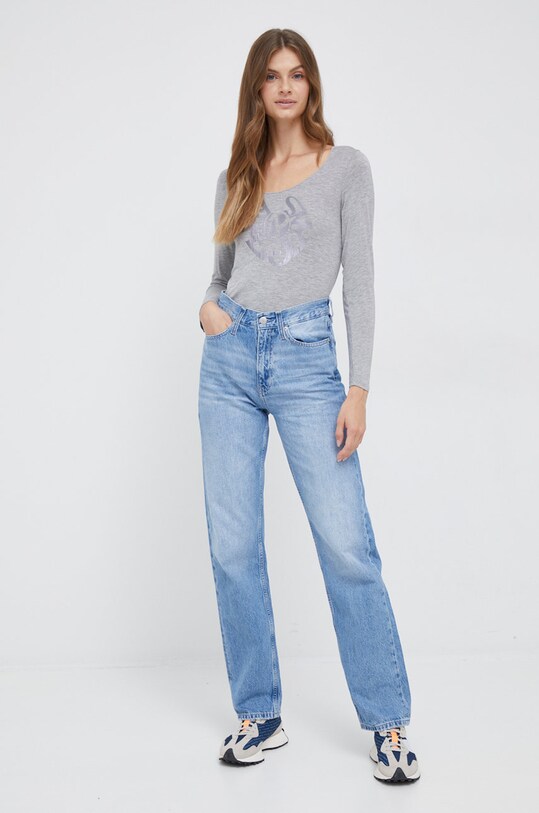Pepe Jeans longsleeve PL505319.933 gri AW22