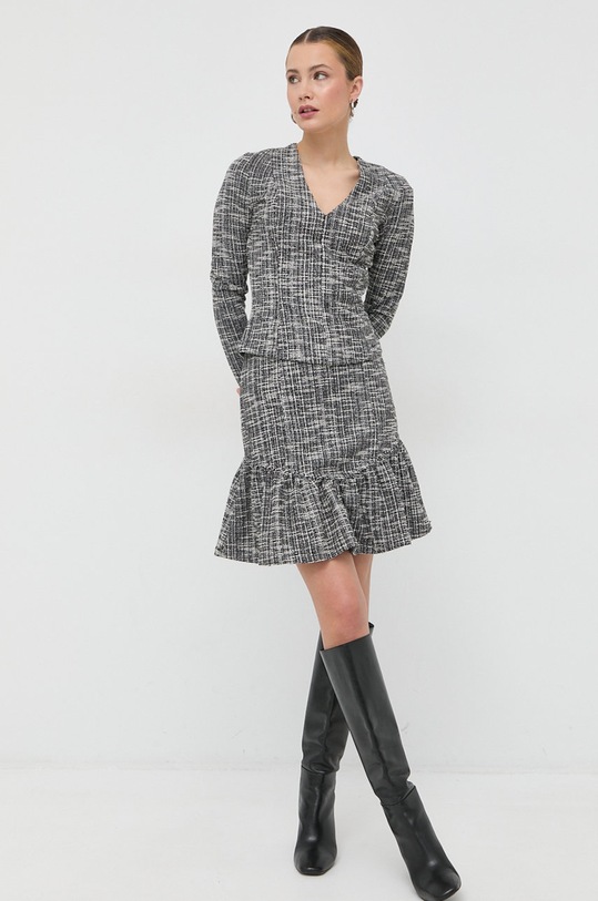 Μπλουζάκι Guess Eloise W2BH70.KBDX0 μαύρο AW22