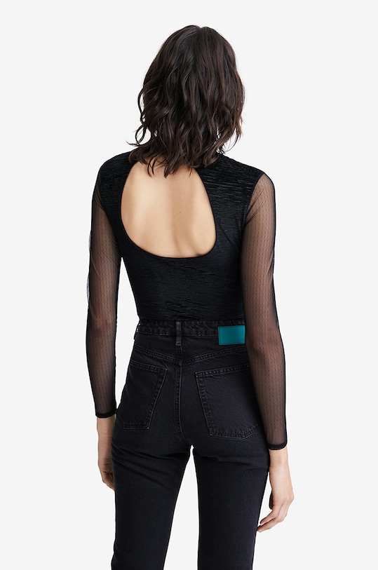 Одяг Боді Desigual 22WWQK16 чорний