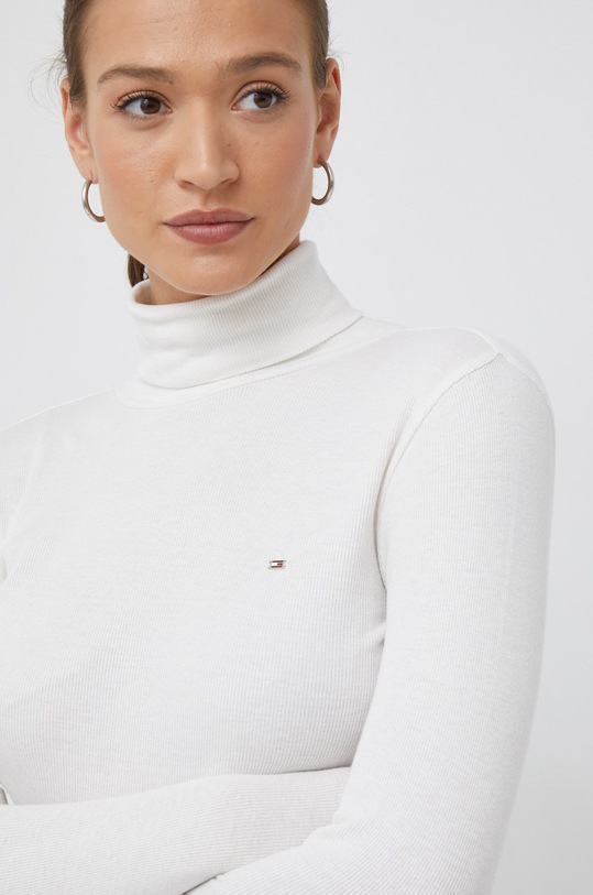 Tommy Hilfiger longsleeve biały WW0WW36149.9BYY