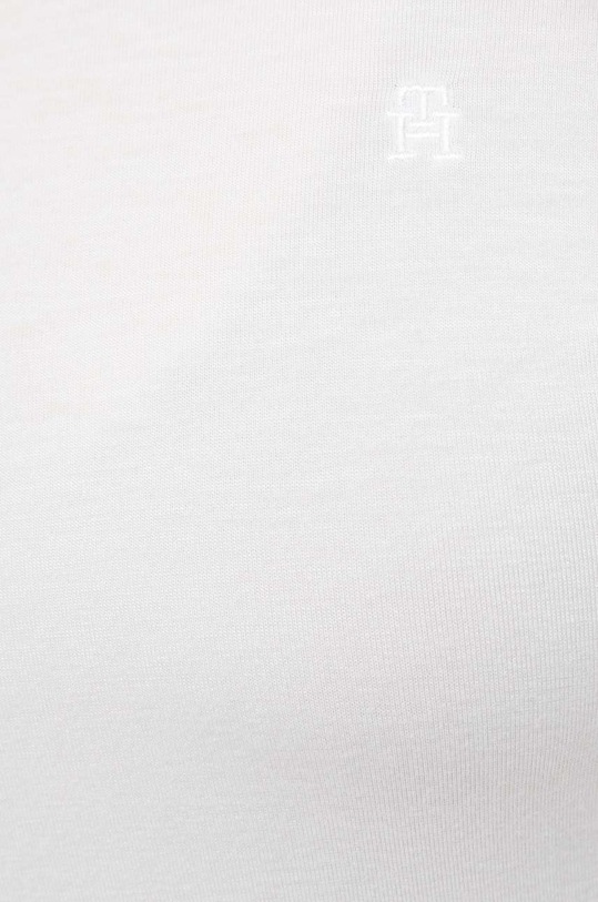 Longsleeve Tommy Hilfiger WW0WW36138.9BYY λευκό