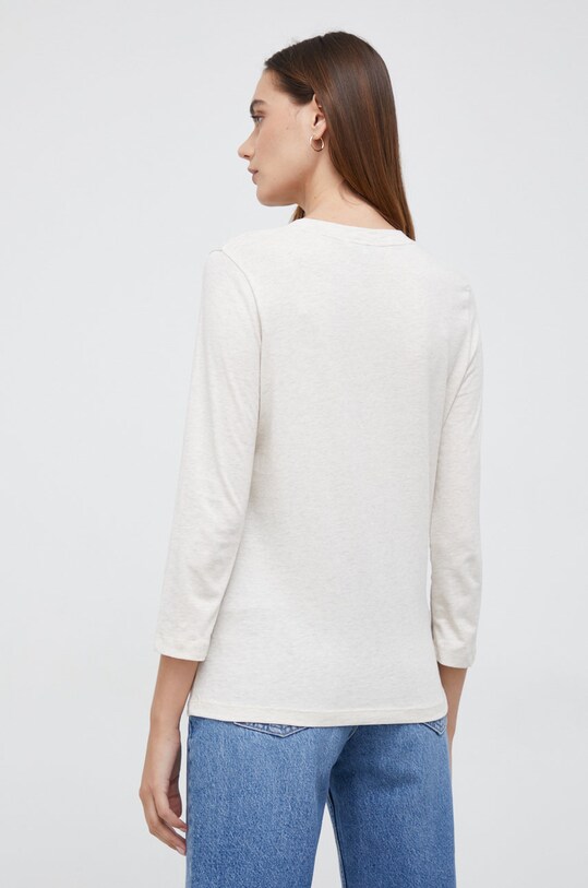 Одяг Бавовняний лонгслів Tommy Hilfiger WW0WW36627.9BYY бежевий