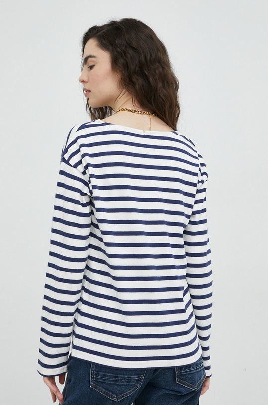 Odzież Deus Ex Machina longsleeve bawełniany DLF221555 biały