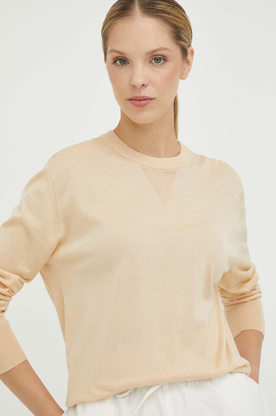 Памучен пуловер G-Star Raw памук жълт D21960.D166