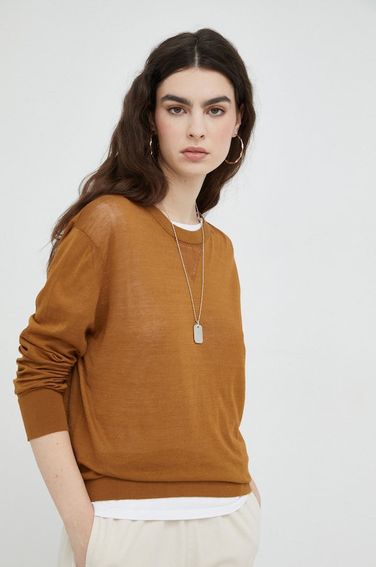 G-Star pulover de bumbac subtiri verde D21960.D166