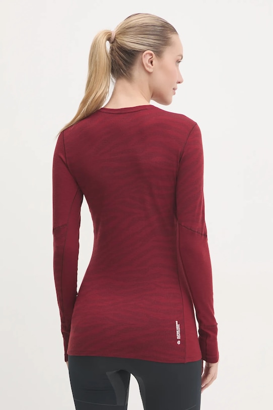 Одежда Функциональный лонгслив Salewa Cristallo 00.0000028206 бордо