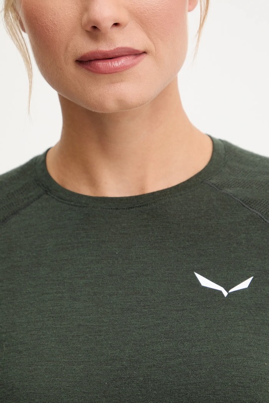 Salewa longsleeve funcțional Cristallo verde 00.0000028206