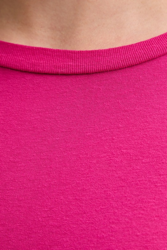 American Vintage longsleeve bawełniany różowy GAMI28