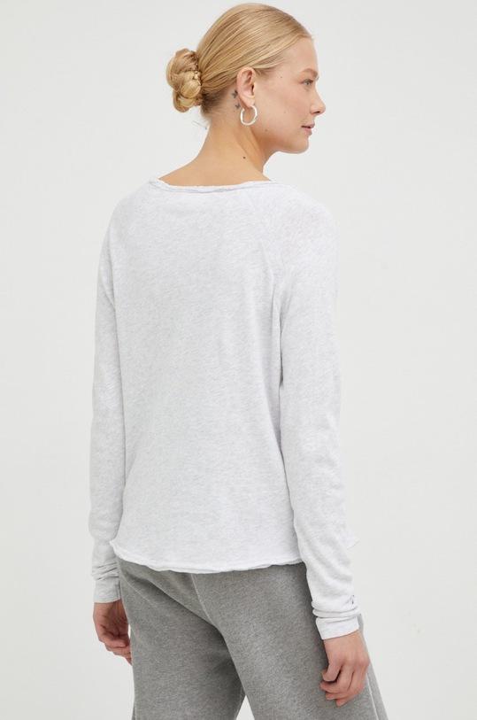 Odzież American Vintage longsleeve bawełniany T-SHIRT ML COL BATEAU SON31G szary