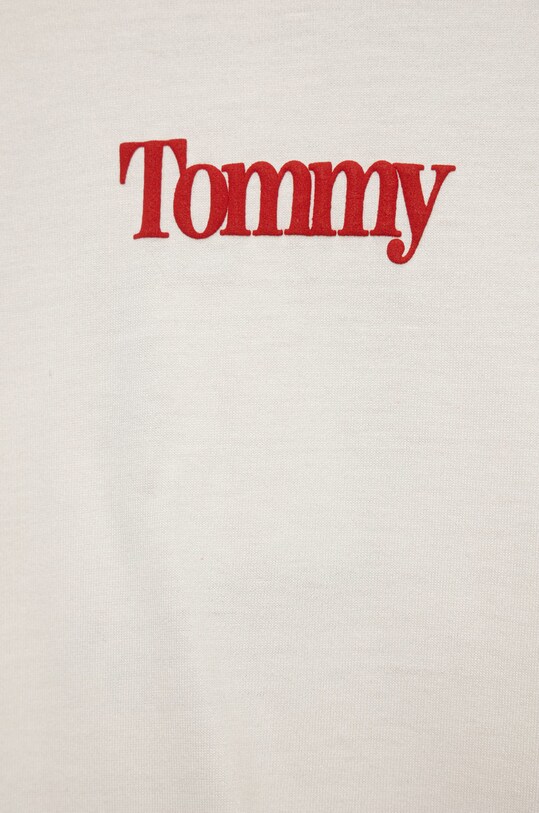 DÍVKA Dětské tričko s dlouhým rukávem Tommy Hilfiger KG0KG06676.9BYY bílá