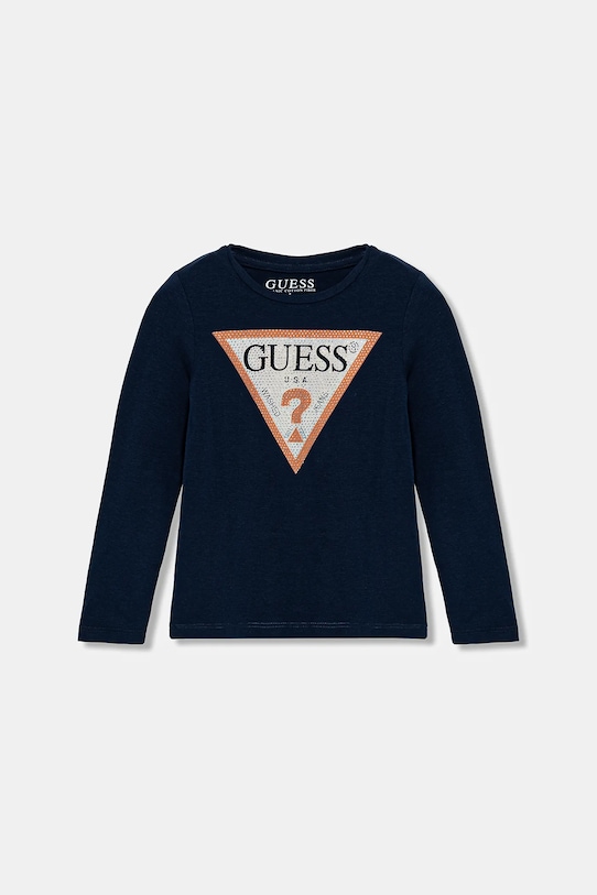 Guess longsleeve copii imprimeu bleumarin J2YI50.K6YW1