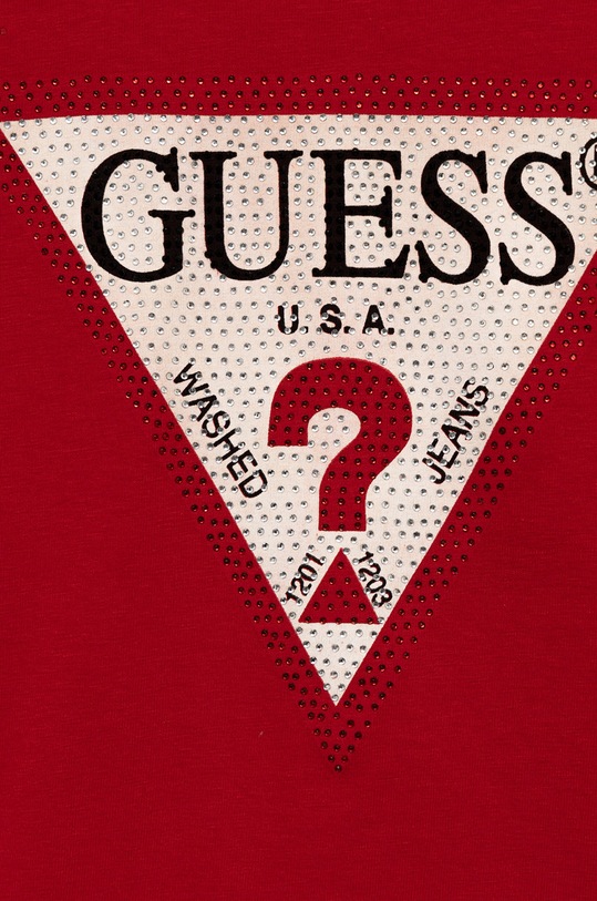 Dziewczynka Guess longsleeve dziecięcy J2YI50.K6YW1 czerwony