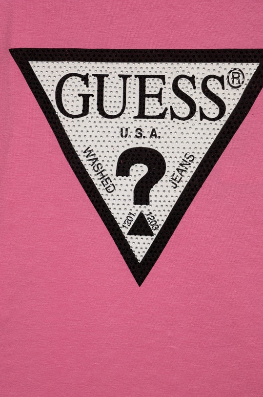 Dziewczynka Guess longsleeve dziecięcy J2YI50.K6YW1 różowy