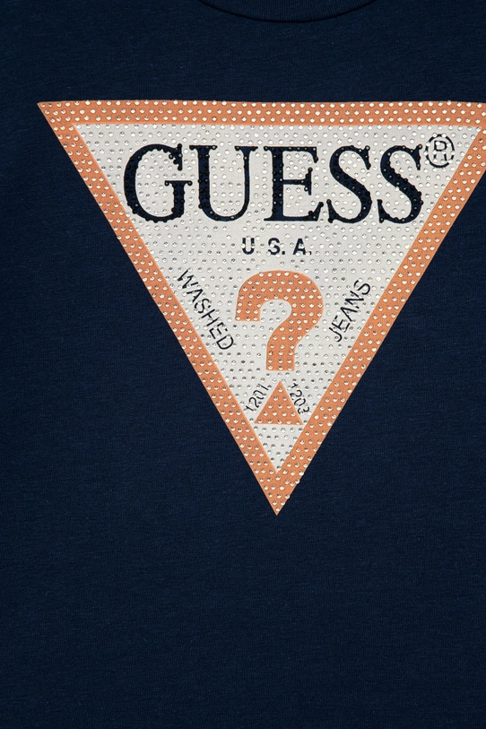 Девочка Детский лонгслив Guess J2YI50.K6YW1 тёмно-синий