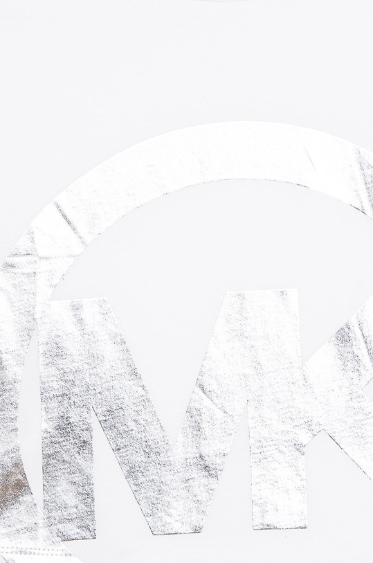 Dziewczynka Michael Kors longsleeve bawełniany dziecięcy R15126.156 biały