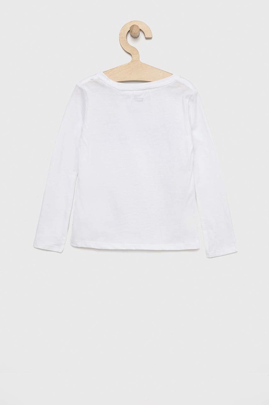 Levi's longsleeve bawełniany dziecięcy 3EG551. biały AW22