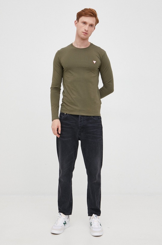 Guess longsleeve M2YI28.J1311 zielony SS23