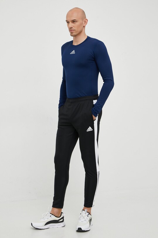 Лонгслив для тренировок adidas Performance H23125 тёмно-синий AW22