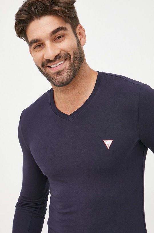Guess longsleeve z elastanem granatowy M2YI08.J1311